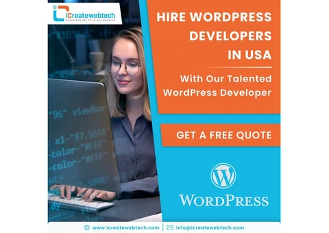 Hire WordPress Developers in USA - iCreatewebtech