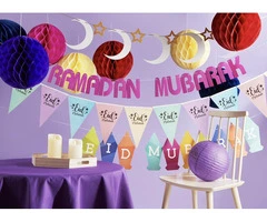 Buy Wooden Hanging Decorations Online - Eid Party