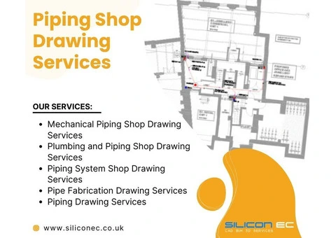 Get the Top Piping Shop Drawing Services in London, UK