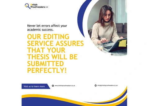 UK's Leading Services For Thesis Proofreading And Editing