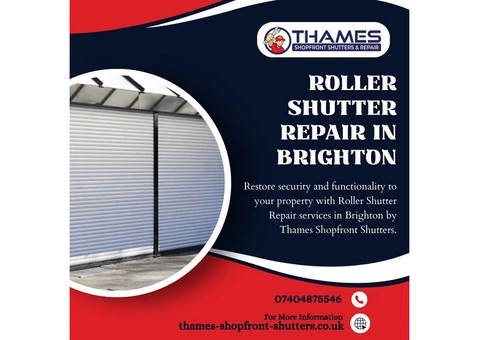 Expert Roller Shutter Repair in Brighton by Thames Shopfront