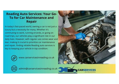 Reading Auto Services: Your Go-To for Car Maintenance and Repair