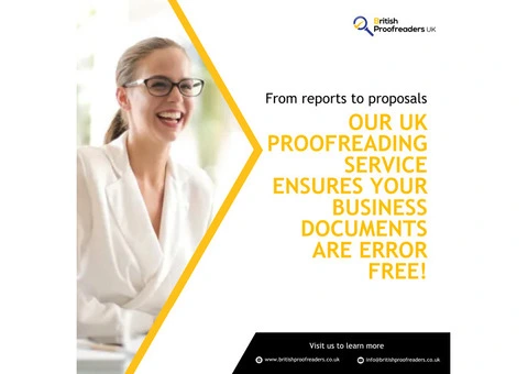 Transform Your Business Documents with Precision: Introducing British Proofreaders UK!
