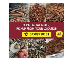 Free scrap metal collection Top Price Paid | Copper, Brass, Cables, Lead etc | 07599718131