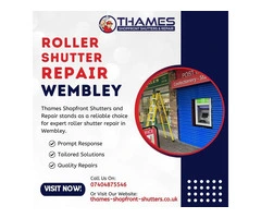 Expert Roller Shutter Repair Services in Wembley by Thames Shopfront