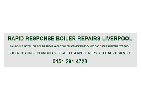 Rapid Response Boiler Repairs Ltd Liverpool Merseyside NO CALLOUT FEE  0151 291 4728 - 1/10