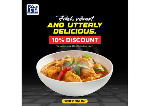 Blue Asia | 10% Discount On orders over £15 (Collection Only)