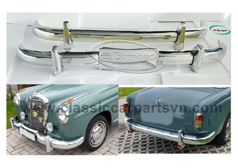 Mercedes 220a. S.SE Ponton S year (1954 - 1957) bumpers. - 1/7