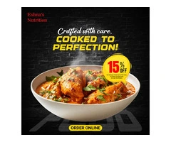 Feast on Flavours: Get 15% Off Delivery Orders at Eshnas Nutrition!