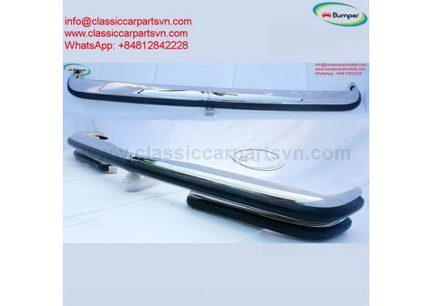 Mercedes W114 W115 Sedan Series 1 (1968-1976) bumpers with front lower - 3/4