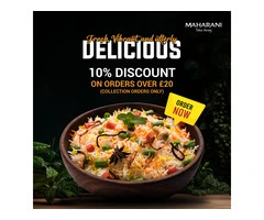 10% Discount On orders over £20 (Collection Orders Only)