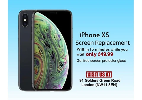 Apple iPhone Xs Screen & Back Glass Replacement London