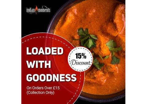 15% Discount On Collection Orders Over £15