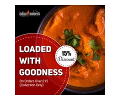 15% Discount On Collection Orders Over £15