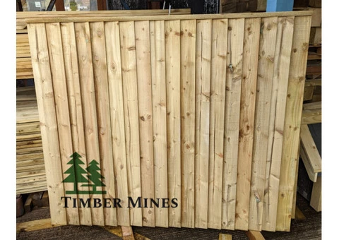 Heavy Duty Closed Board Fence Panels. From £25 ea. - 2/4