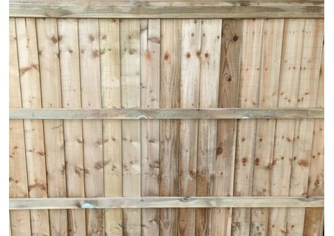 Heavy Duty Closed Board Fence Panels. From £25 ea. - 4/4