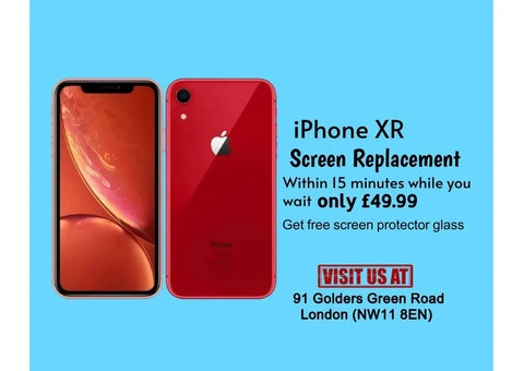 Apple iPhone Xr Screen & Back Glass Replacement London