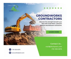 Expert Groundworks Contractors in Services – D.Hall Plant