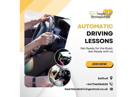 Seamless Automatic Driving Lessons in Solihull