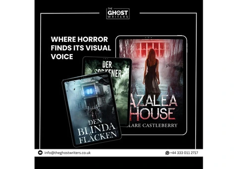 Horror book cover design
