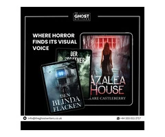 Horror book cover design