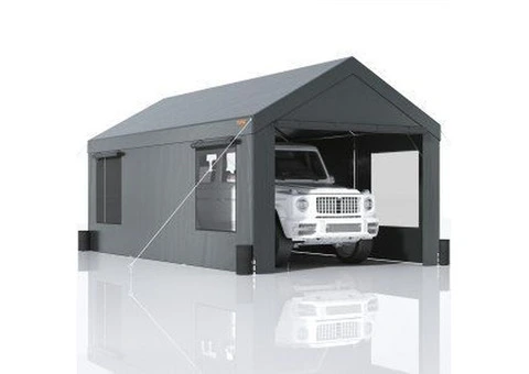 VEVOR Carport, Heavy Duty 12x20ft Car Canopy, Outdoor Garage Shelter