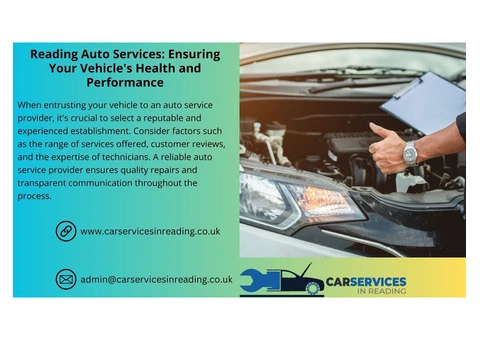 Reading Auto Services: Ensuring Your Vehicle's Health and Performance