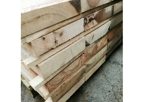 Green Oak Sleepers 100mm x 200mm x 2.4m only £42 ea. - 6/6