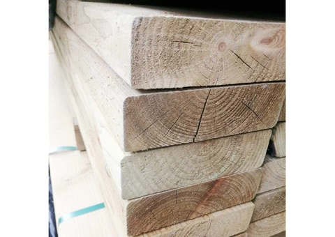 C16 EASED EDGE CARCASSING TREATED GREEN. VARIOUS SIZES FROM £3.95 ea. - 5/8