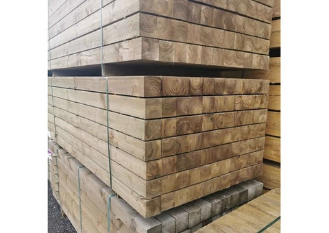 100mm x 100mm Square Posts, 2.4m and 3m. from £14.00 ea.