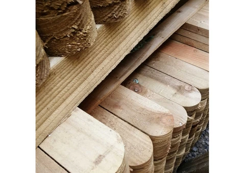 Round Picket Fence Pales 900mm and 1.2m. from £1.70. - 2/4