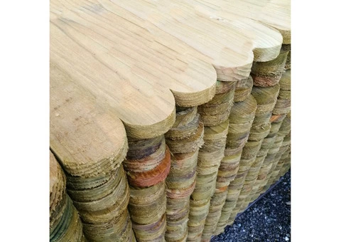 Round Picket Fence Pales 900mm and 1.2m. from £1.70. - 4/4