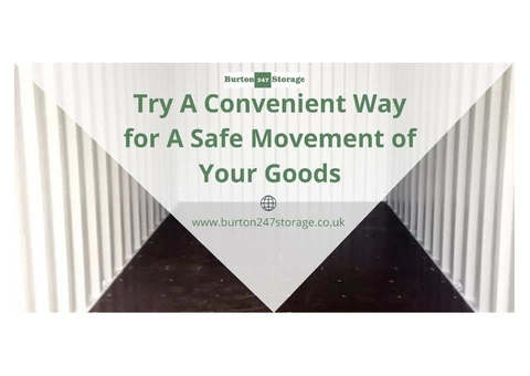 Try A Convenient Way for A Safe Movement of Your Goods