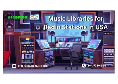 Music Libraries for Radio Stations in USA