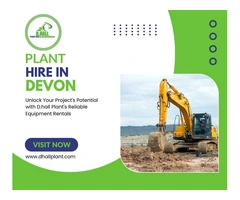 D.hall Plant: Your Trusted Choice for Plant Hire in Devon