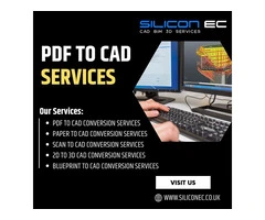 Get the Best PDF to CAD Conversion Services in Glasgow, UK