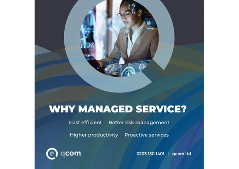 Feeling Overwhelmed by Tech? Get Managed IT Services from Qcom Ltd - 1/3