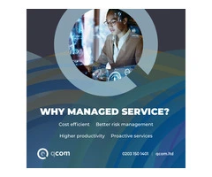 Feeling Overwhelmed by Tech? Get Managed IT Services from Qcom Ltd
