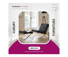 Buy Premium Barcelona Chair Black in UK
