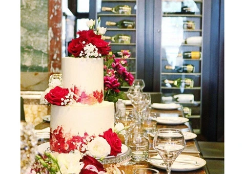 Two Tier Wedding Cake