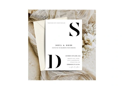 Timeless Elegance: MC Designs' Exquisite Wedding Invitations - 2/5