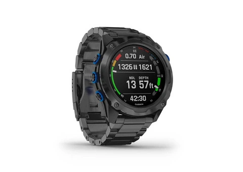 Garmin Descent Mk2iT1 Bundle Titanium Carbon Gray DLC with DLC Titanium Band - 6/12