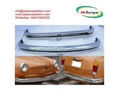 Volkswagen Type 3 bumper (1970-1973) in stainless steel