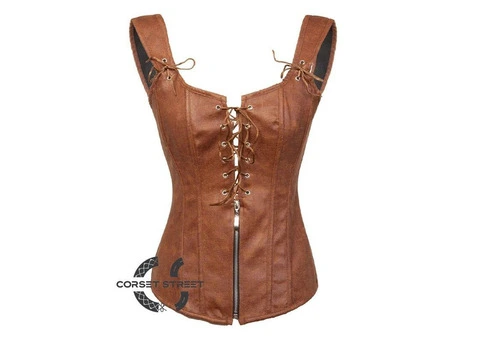Brown Corsets Tops & Bustiers for Women's Online