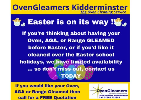 Easter is on its way ‼️ ~ DOES YOUR OVEN NEED A GLEAM