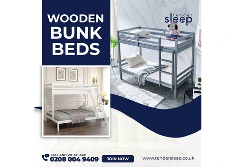 Elevate Your Sleep with a Wooden Bunk Bed   Buy Now