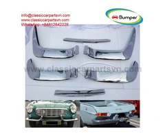 Volvo P1800 Jensen Cow Horn bumpers according to customer's request