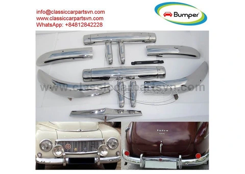 Volvo PV 444 bumper (1947-1958) by stainless steel - 1/4