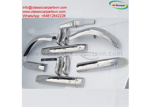 Volvo PV 444 bumper (1947-1958) by stainless steel - 3/4