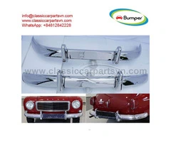 Volvo PV 544 Euro bumper (1958-1965) stainless steel